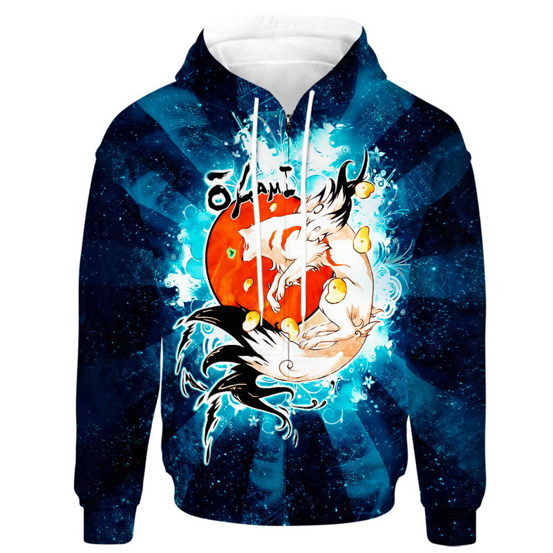 Okami Sun Hoodie / T-Shirt