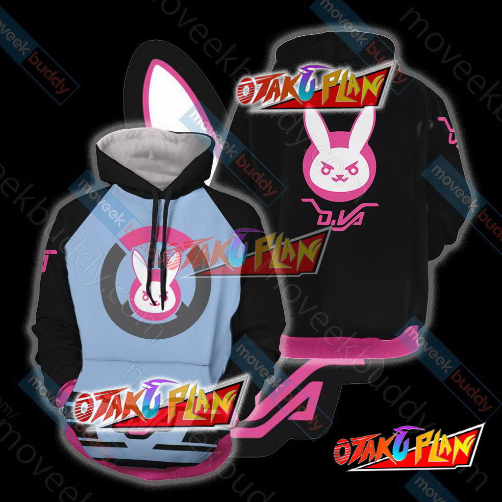 Overwatch - D.Va Symbol Unisex 3D Hoodie