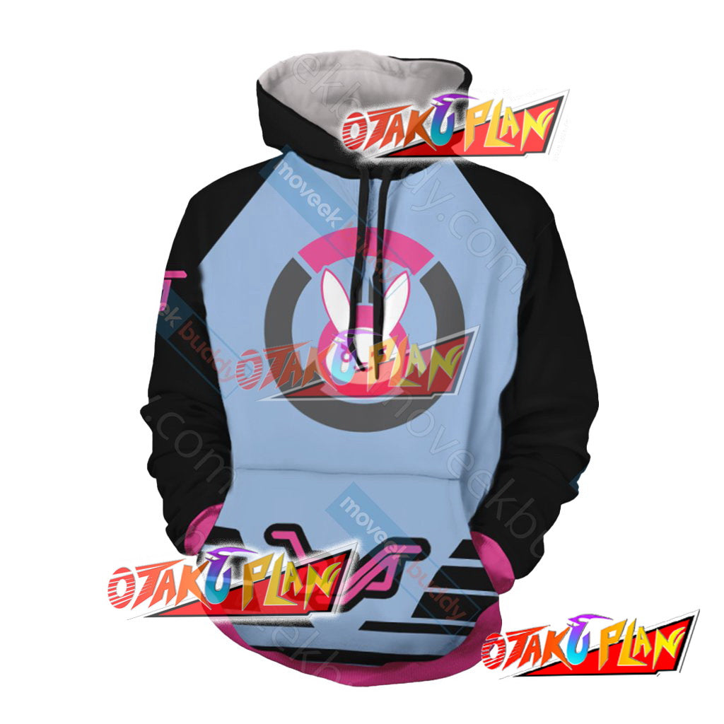 Overwatch - D.Va Symbol Unisex 3D Hoodie