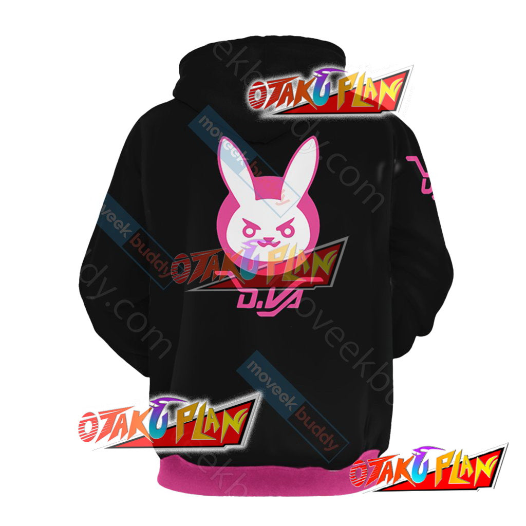 Overwatch - D.Va Symbol Unisex 3D Hoodie
