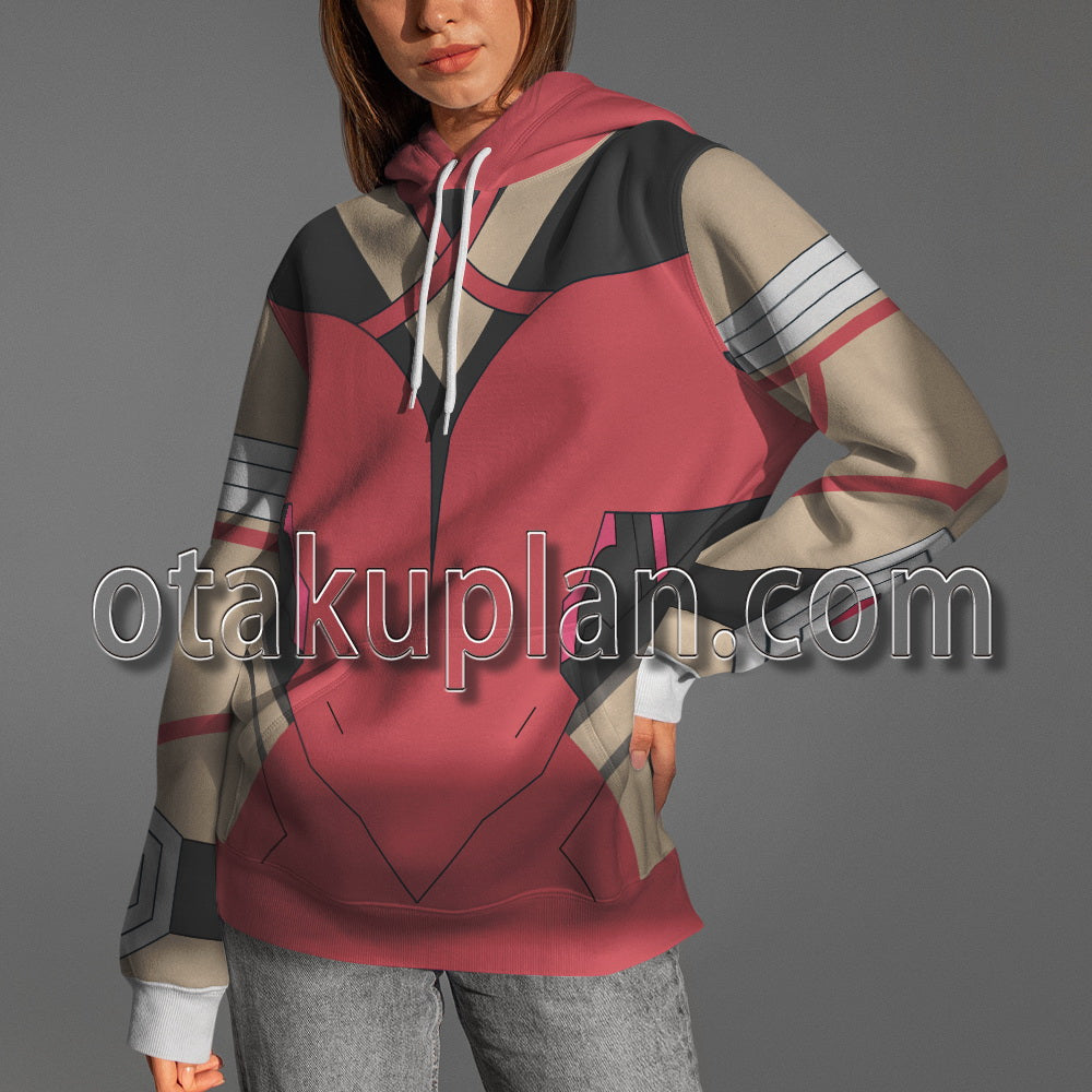 Overwatch Mercy 3d Cosplay Hoodie