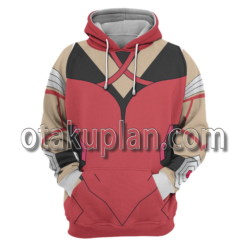 Overwatch Mercy 3d Cosplay Hoodie