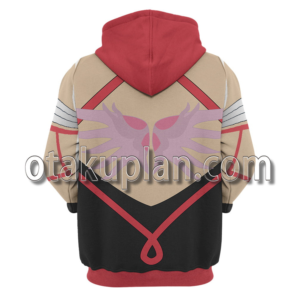 Overwatch Mercy 3d Cosplay Hoodie