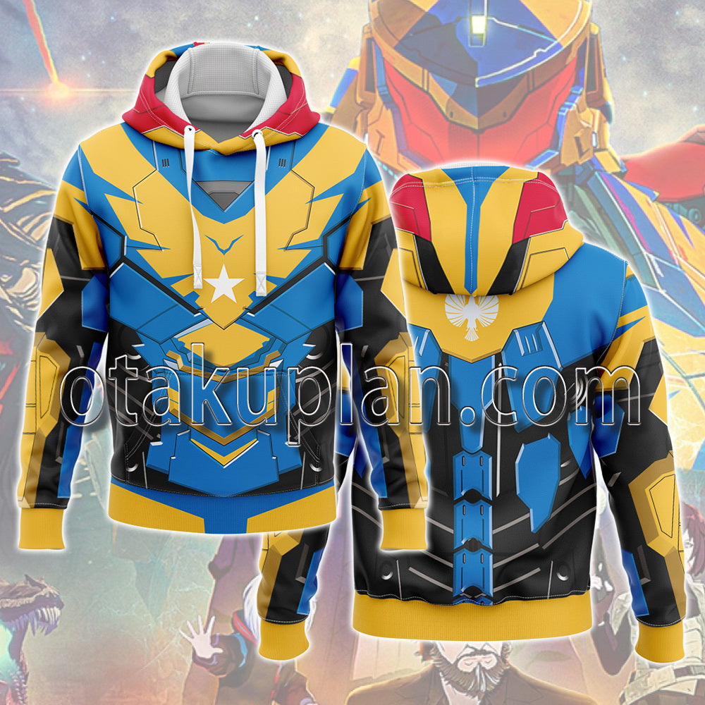 Pacific Rim The Black Atlas Destroyer Robot Cosplay Hoodie
