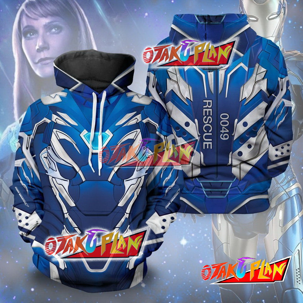 Pepper Potts Rescue Armor Unisex Pullover Hoodie