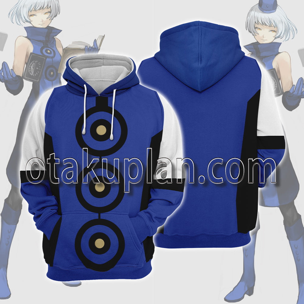 Persona 4 Mayonaka Arena Elizabeth Cosplay Hoodie