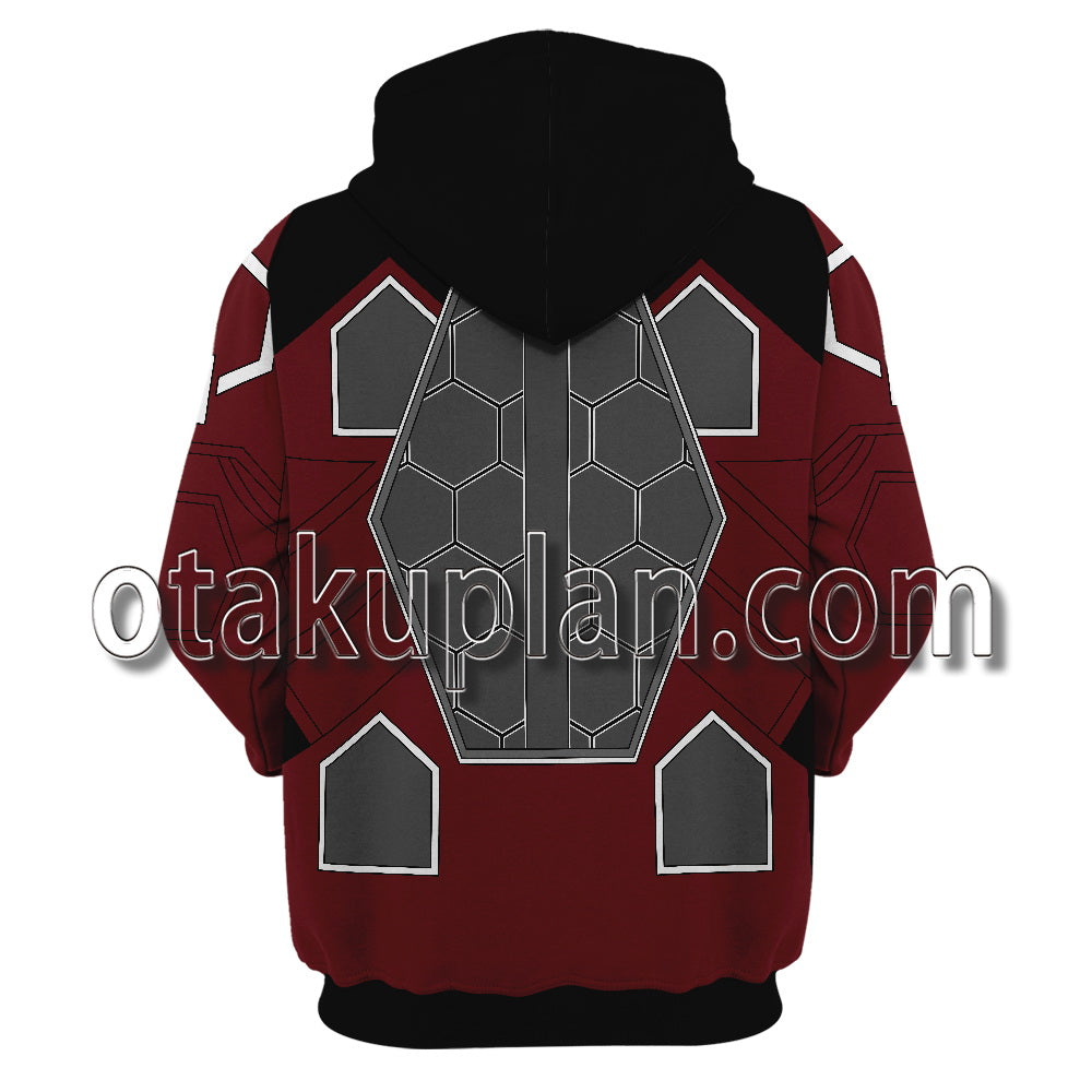 Platinum End Kakehashi Mirai Red Motorsport Costume Cosplay Hoodie