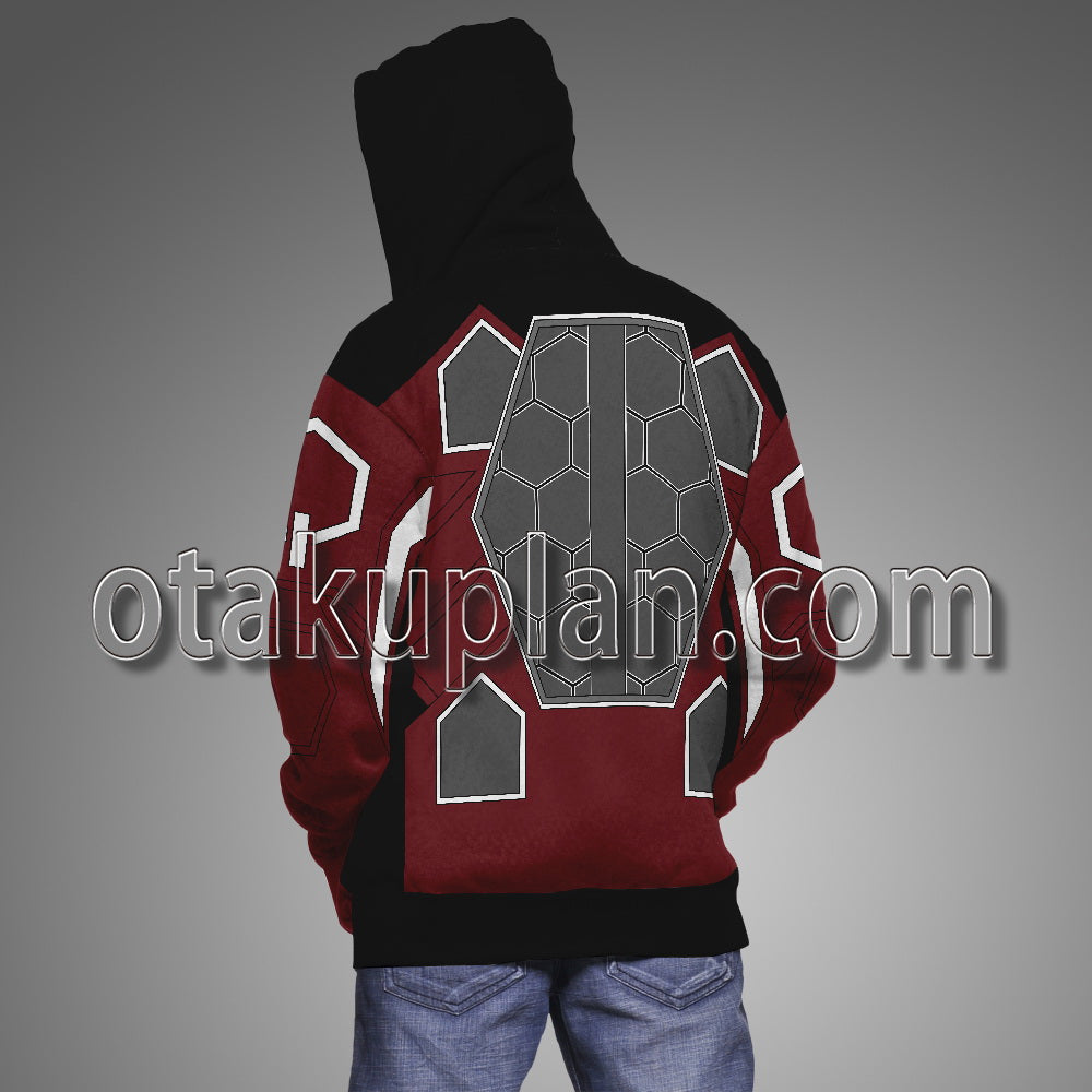 Platinum End Kakehashi Mirai Red Motorsport Costume Cosplay Hoodie
