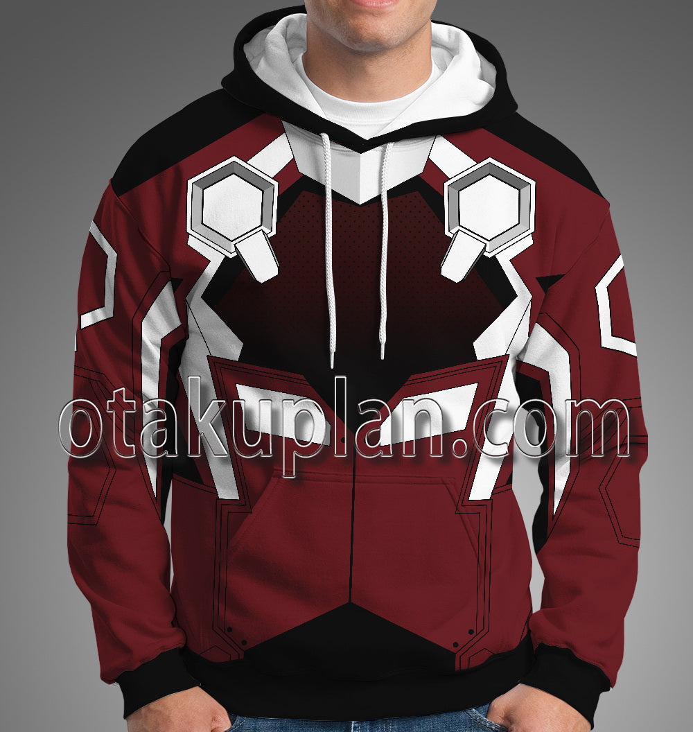 Platinum End Kakehashi Mirai Red Motorsport Costume Cosplay Hoodie