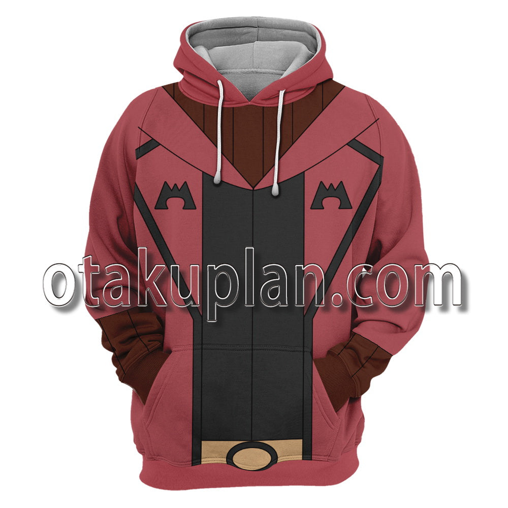 Pocket Monster Maxie Magma Leader Cosplay Hoodie