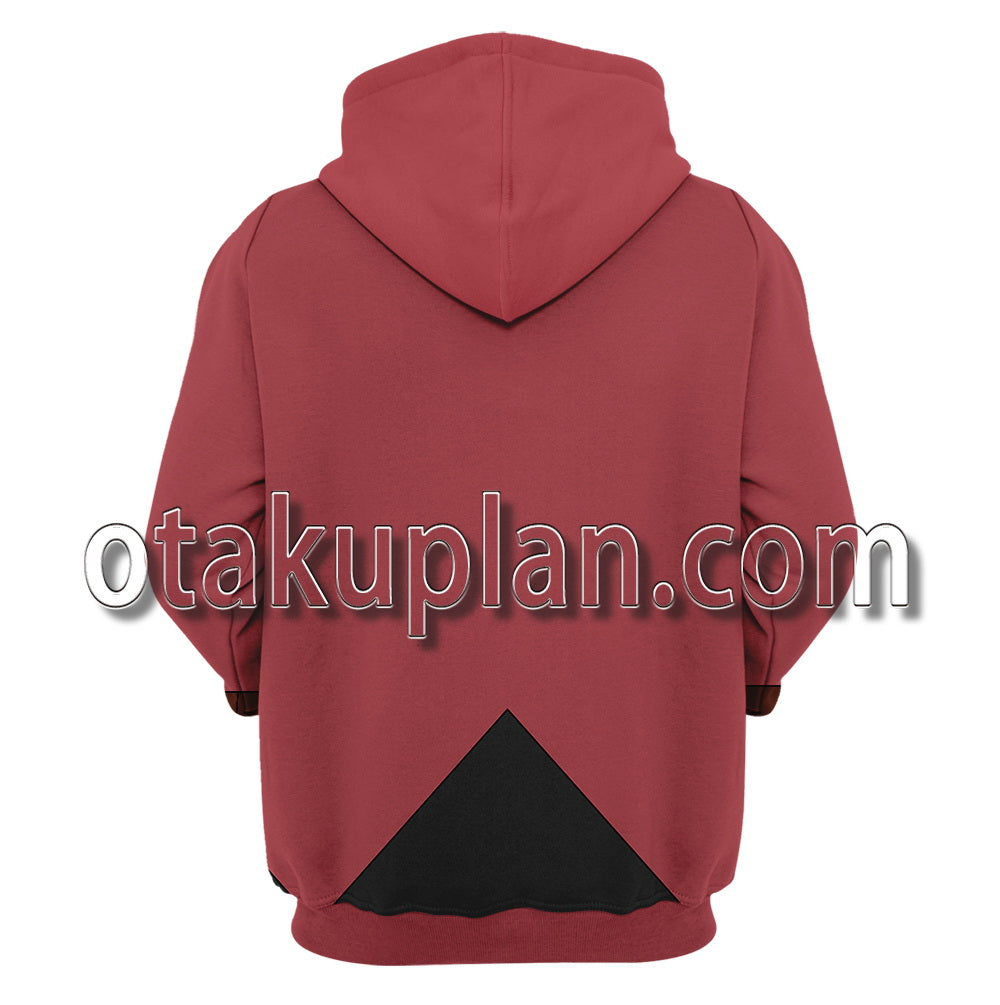 Pocket Monster Maxie Magma Leader Cosplay Hoodie