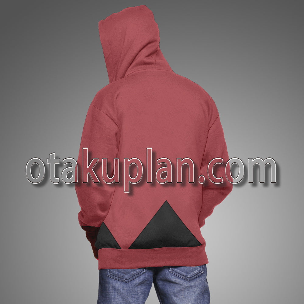 Pocket Monster Maxie Magma Leader Cosplay Hoodie