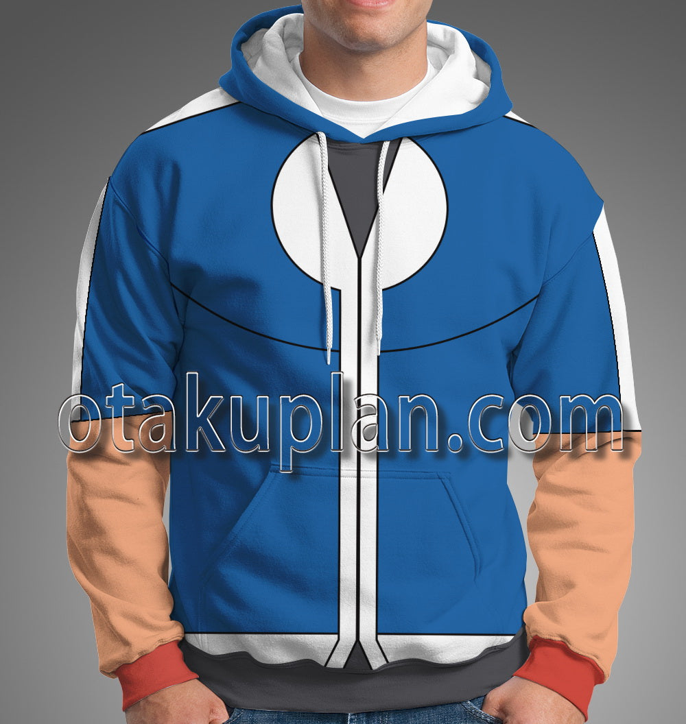 Poke Monster Ash Ketchum Kalos Cosplay Hoodie