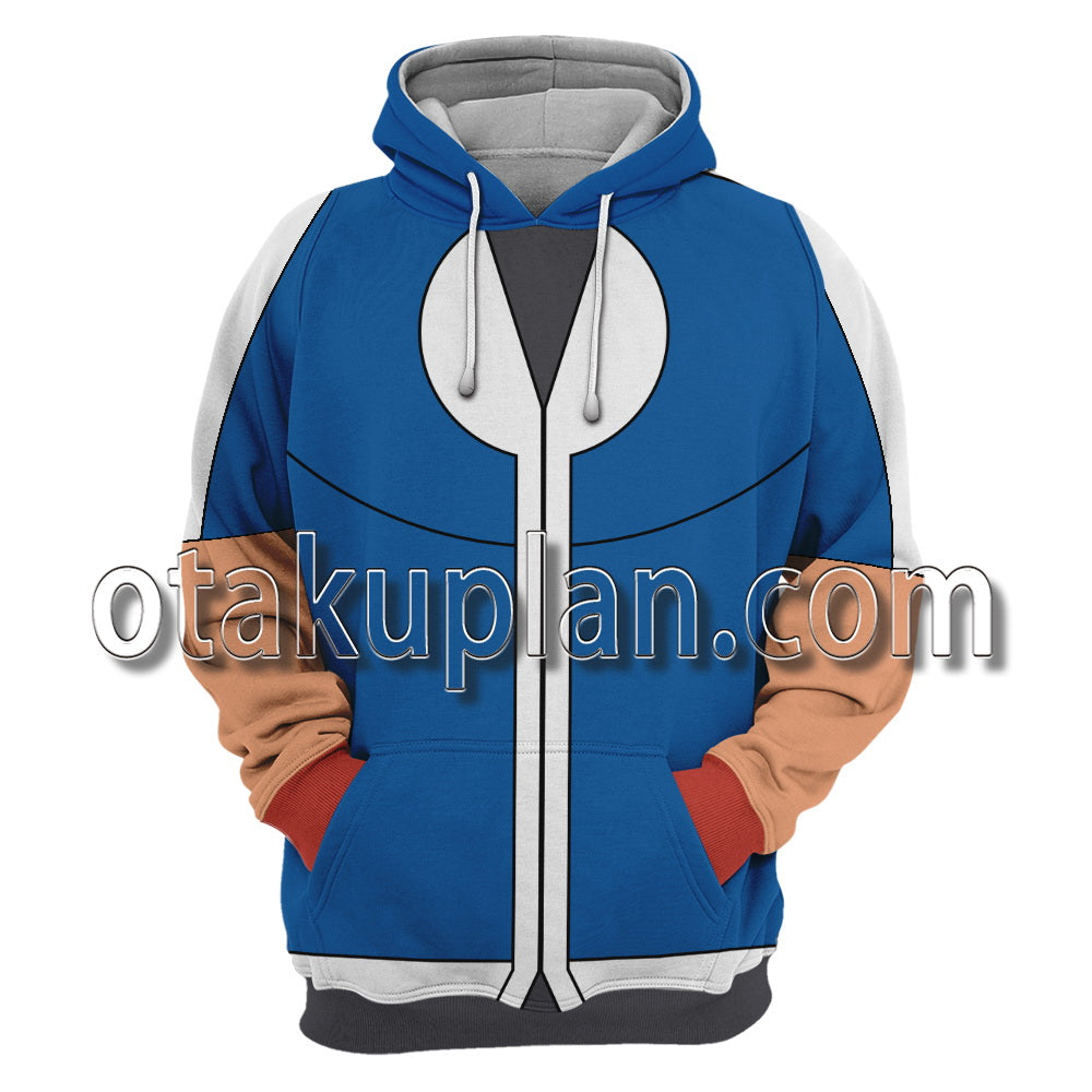 Poke Monster Ash Ketchum Kalos Cosplay Hoodie
