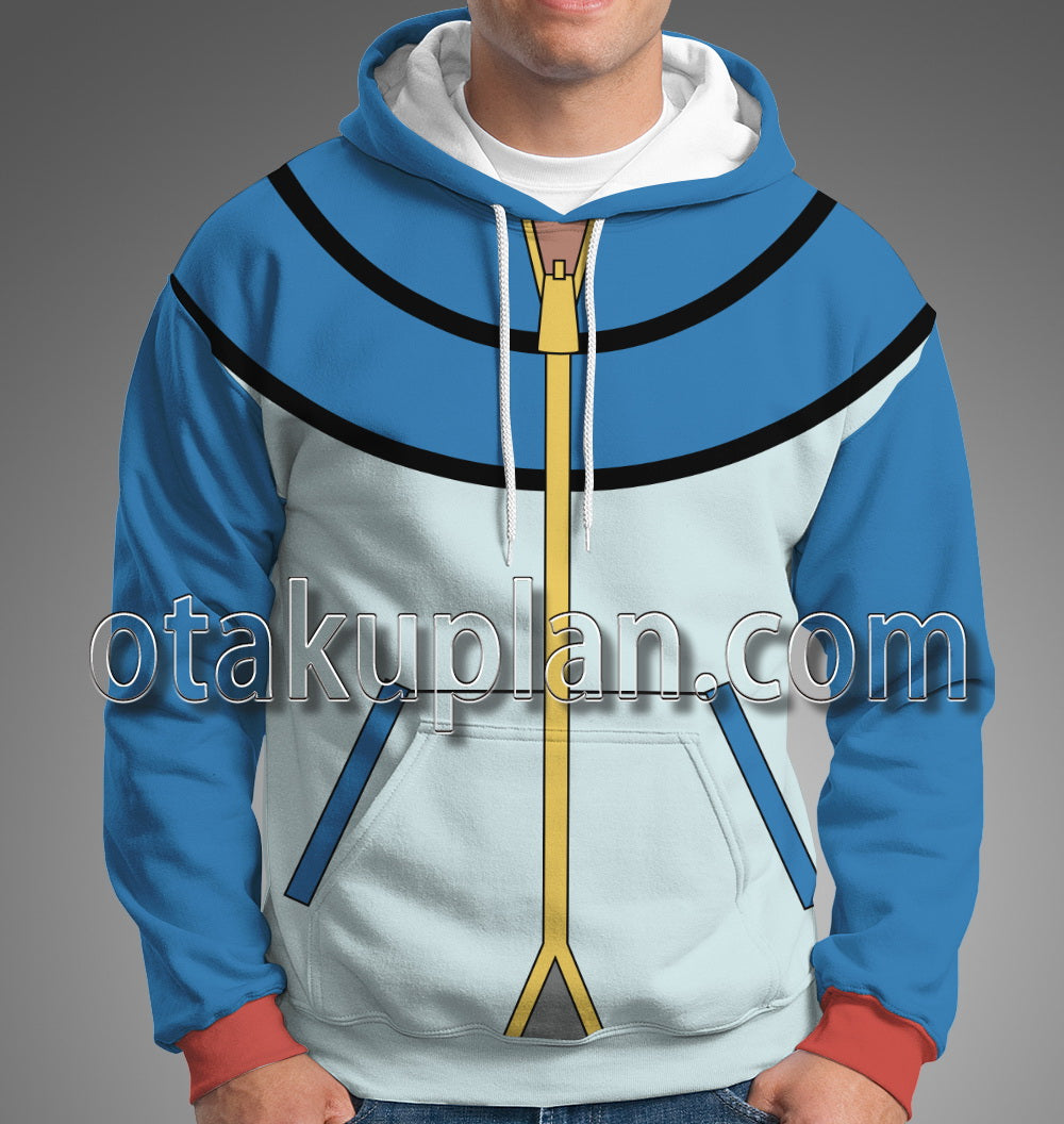Poke Monster Ash Ketchum Unova Cosplay Hoodie