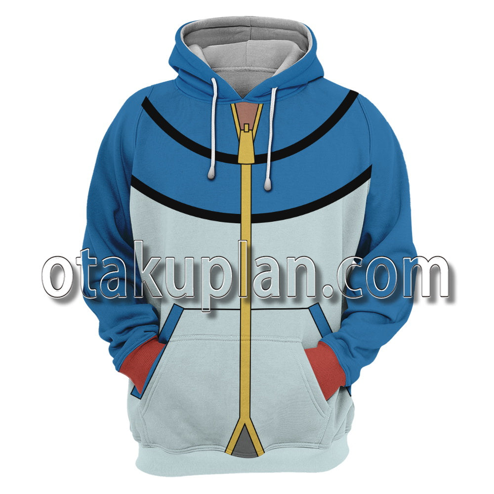Poke Monster Ash Ketchum Unova Cosplay Hoodie
