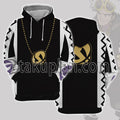 Pocket Monster Sun and Moon Team Skull Guzma Cosplay Hoodie