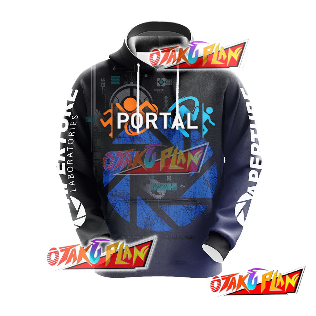 Portal - Aperture Laboratories Unisex 3D Hoodie