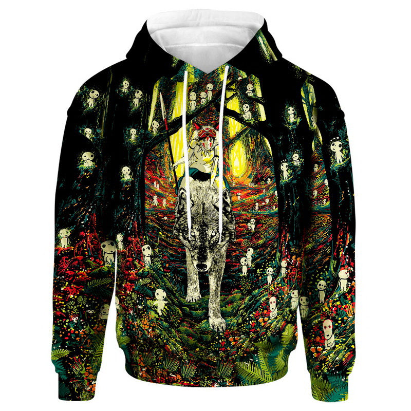 Princess Mononoke Hime Hoodie / T-Shirt