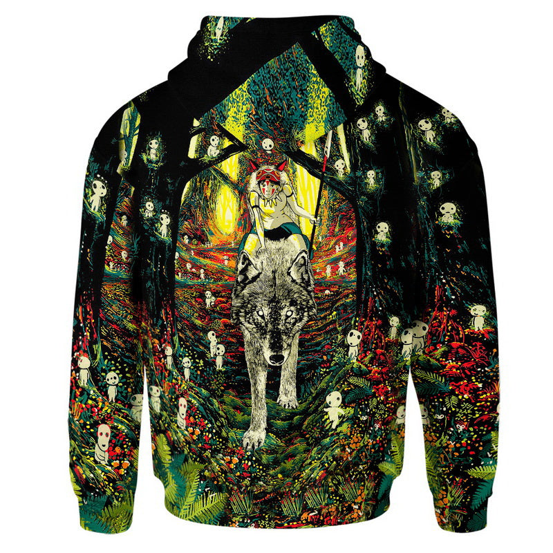 Princess Mononoke Hime Hoodie / T-Shirt