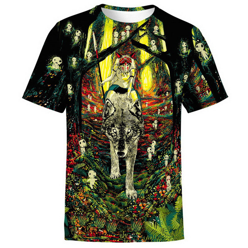 Princess Mononoke Hime Hoodie / T-Shirt