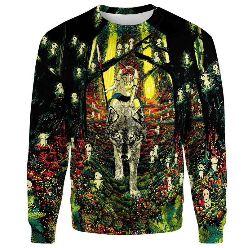 Princess Mononoke Hime Hoodie / T-Shirt