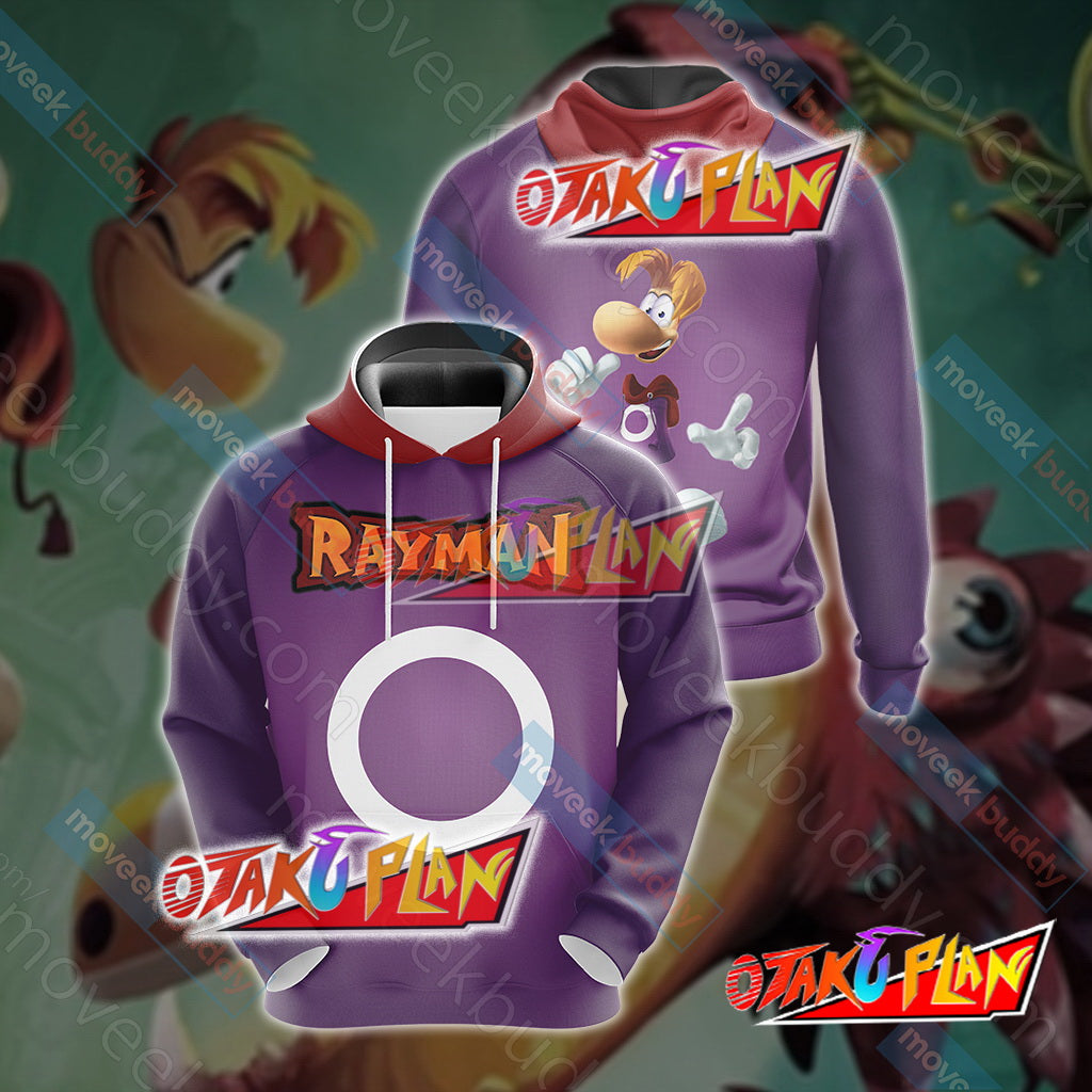 Rayman Unisex 3D Hoodie