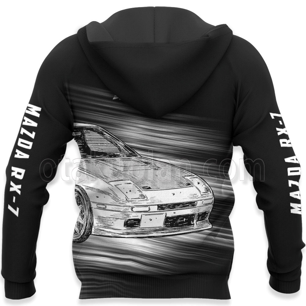 Ryosuke Takahashi RX-7 Hoodie Custom Anime