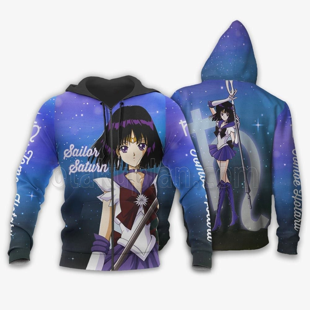 Sailor Saturn Hotaru Tomoe Hoodie Anime