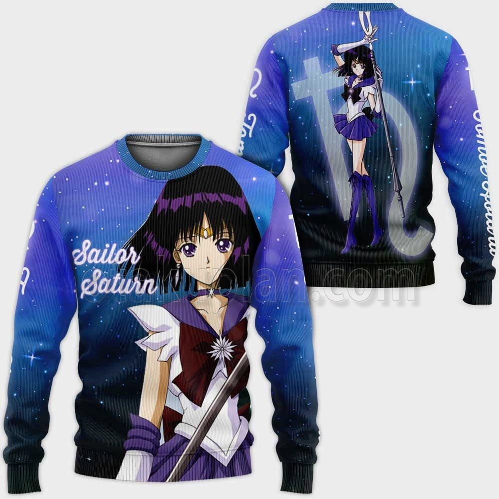 Sailor Saturn Hotaru Tomoe Hoodie Anime