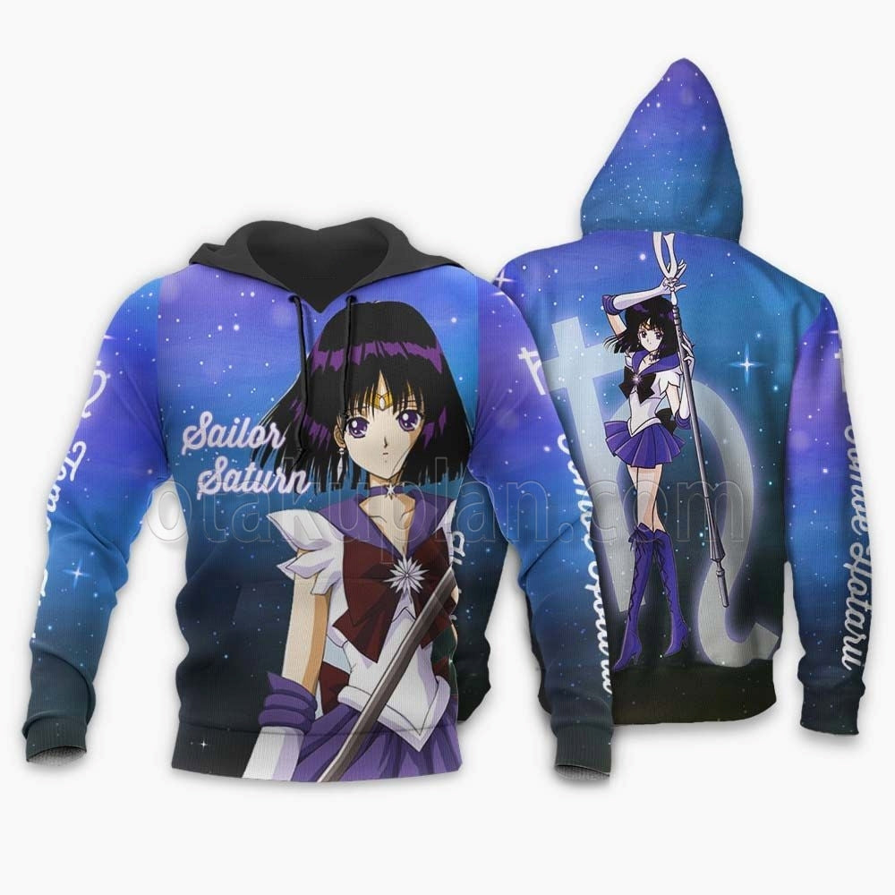 Sailor Saturn Hotaru Tomoe Hoodie Anime