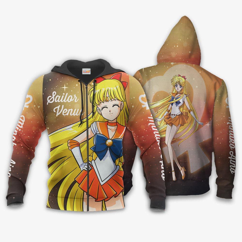 Sailor Venus Minako Aino Sailor Moon Hoodie Shirt