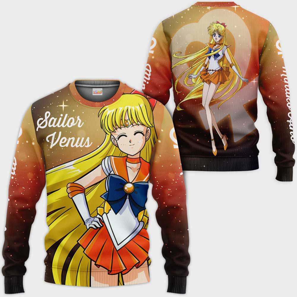 Sailor Venus Minako Aino Sailor Moon Hoodie Shirt