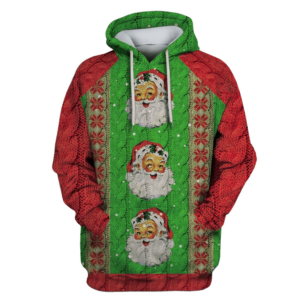 Santa Claus Merry Christmas Hoodies