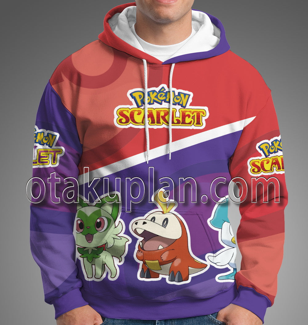 Scarlet And Violet Elves Poster Cosplay Hoodie