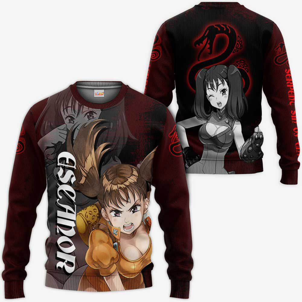 Serpent Sin of Envy Diane Seven Deadly Sins Hoodie Shirt