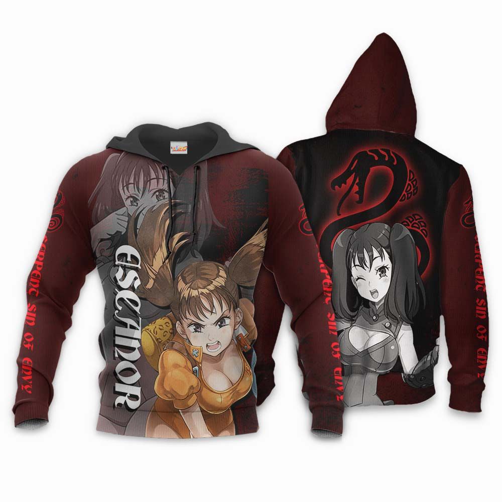 Serpent Sin of Envy Diane Seven Deadly Sins Hoodie Shirt