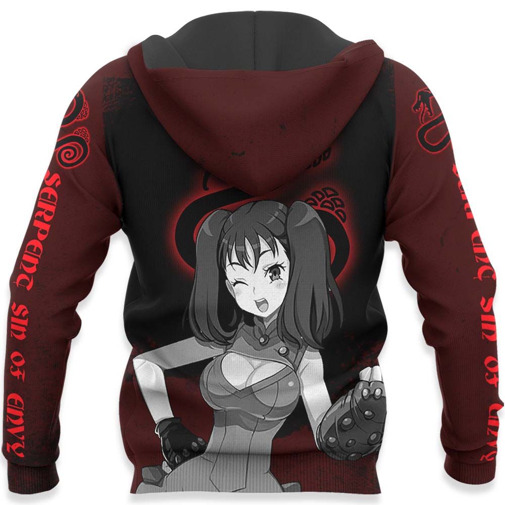 Serpent Sin of Envy Diane Seven Deadly Sins Hoodie Shirt