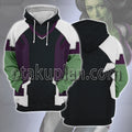 She-Hulk Battle Suit Cosplay Hoodie