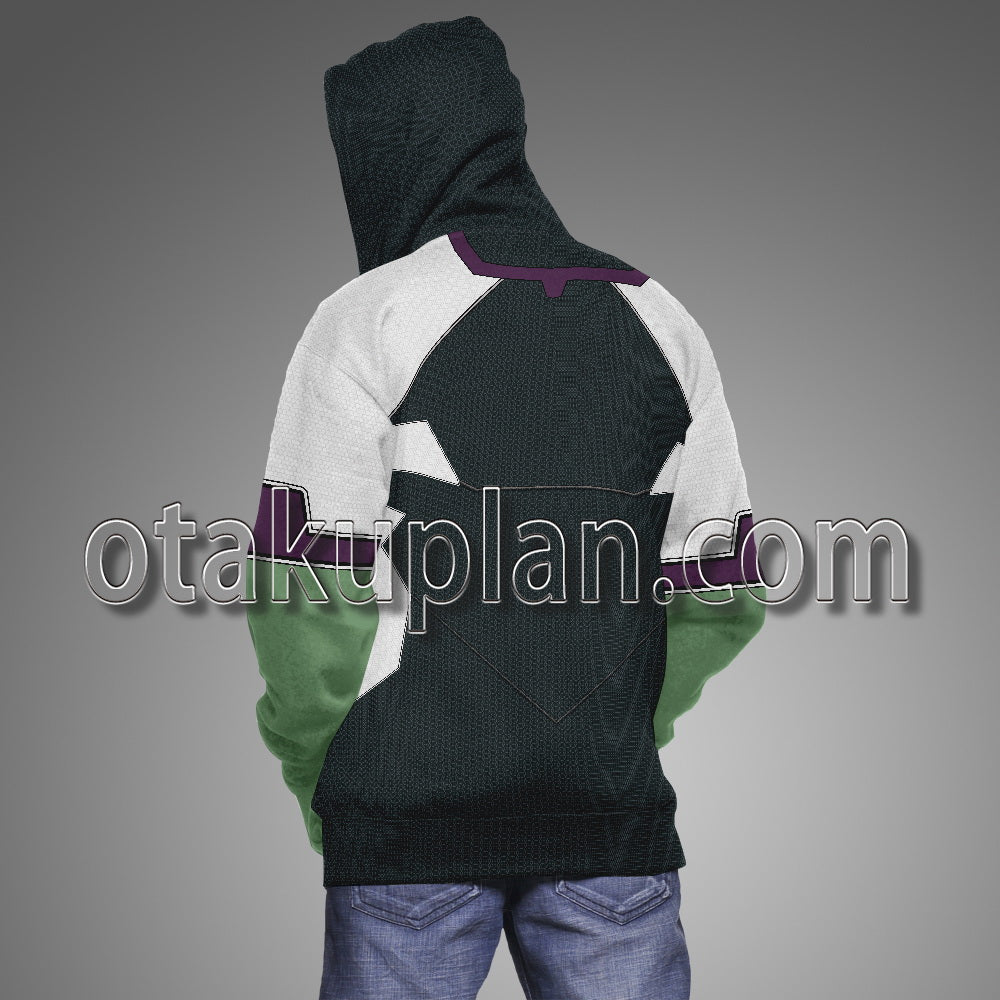 She-Hulk Battle Suit Cosplay Hoodie