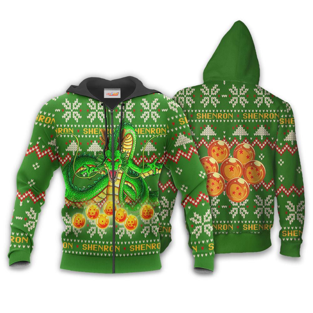 Shenron Ugly Christmas Sweater Dragon Ball Hoodie Shirt