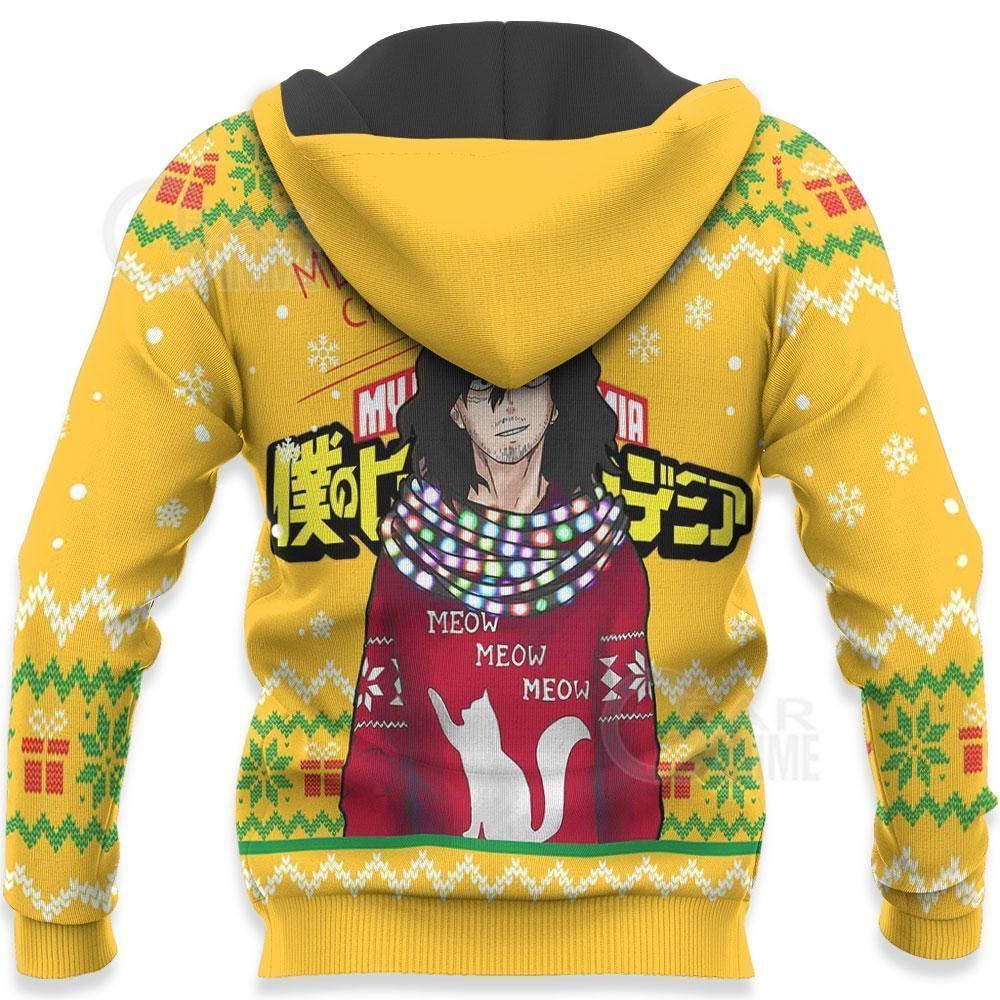 Shota Aizawa and All Might Ugly Christmas Sweater MHA Hoodie Shirt