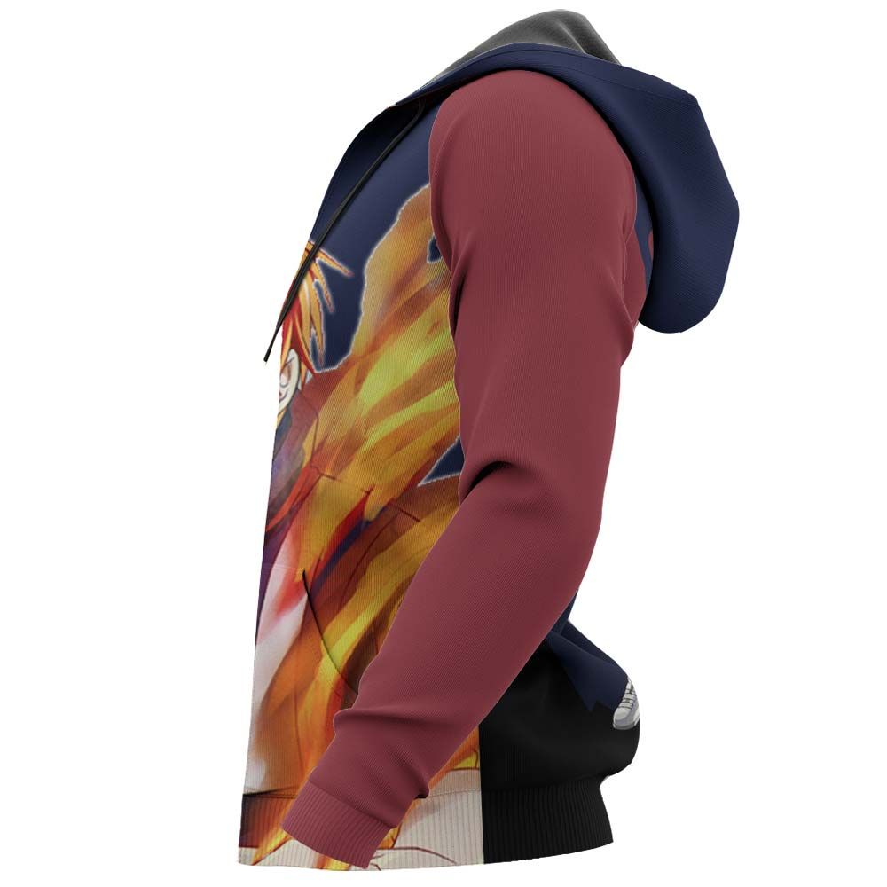 Shoto Todoroki Ice &amp; Fire Anime Hoodie Shirt