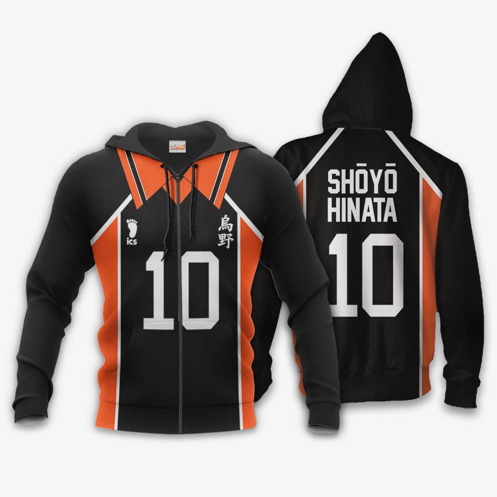Shoyo Hinata Number Karasuno Haikyuu Hoodie Shirt