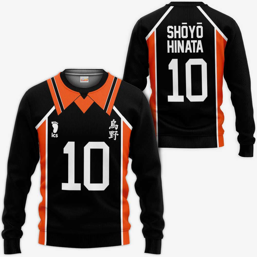 Shoyo Hinata Number Karasuno Haikyuu Hoodie Shirt