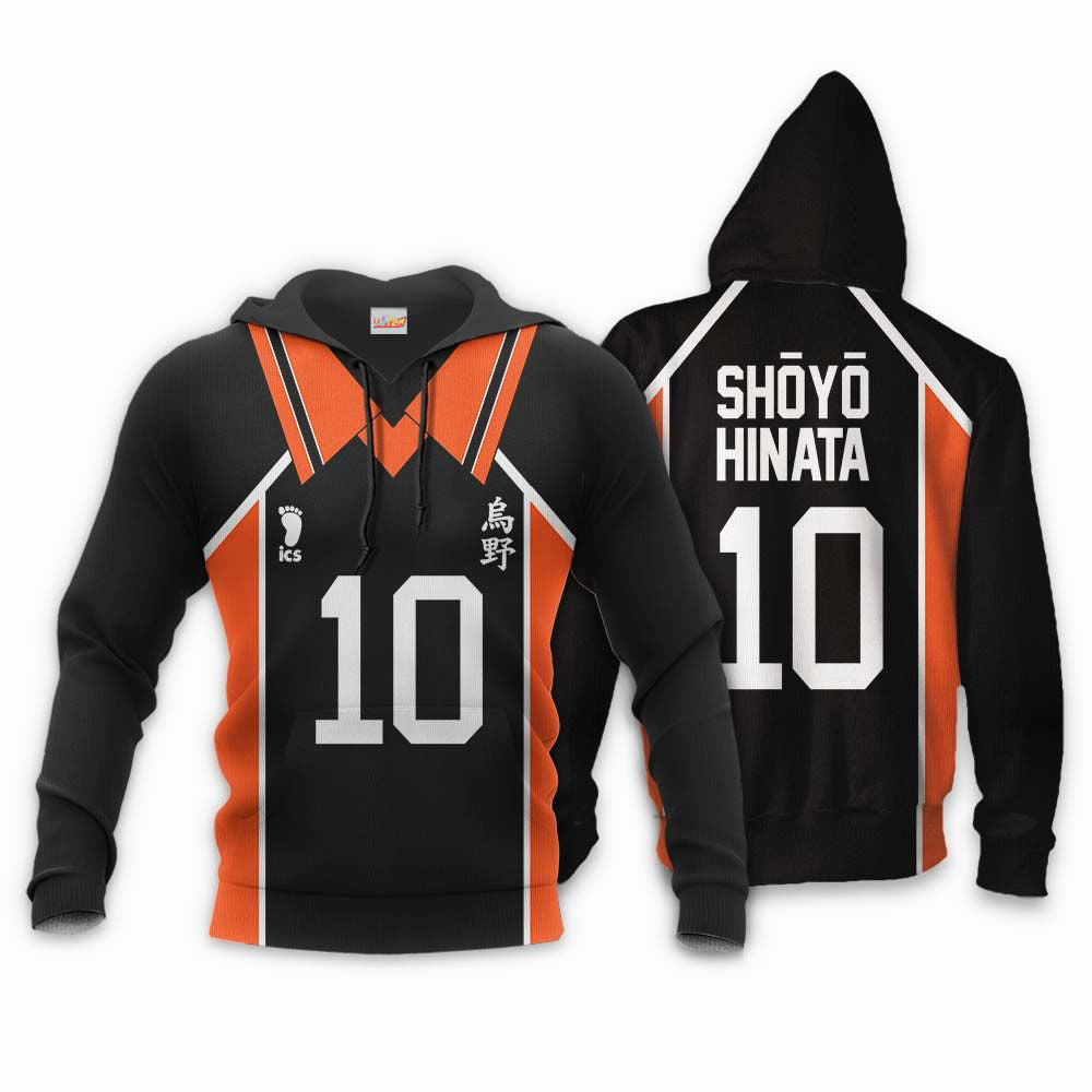 Shoyo Hinata Number Karasuno Haikyuu Hoodie Shirt