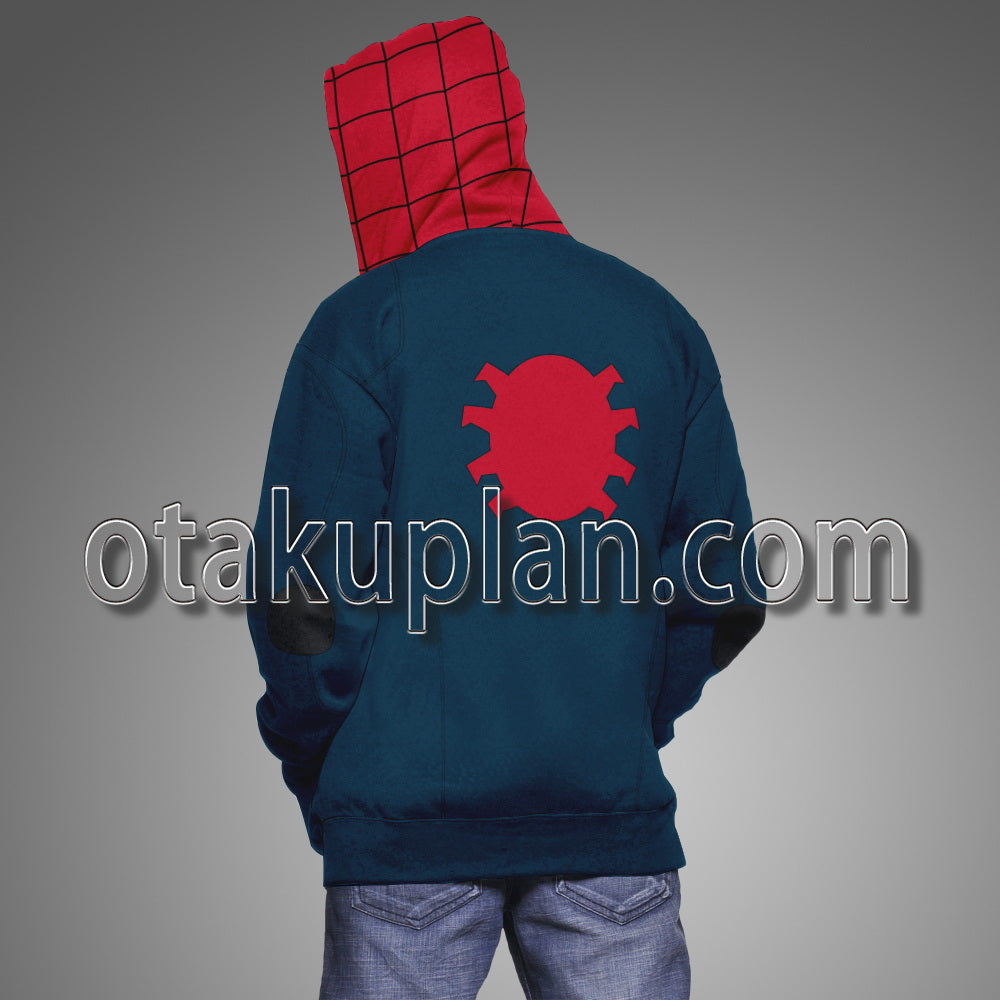 Spider Hero Across the Spider Verse Great Responsibility Suit Cosplay Hoodie