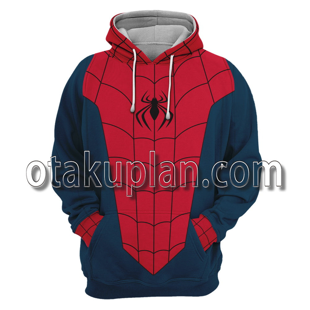 Spider Hero Across the Spider Verse Great Responsibility Suit Cosplay Hoodie