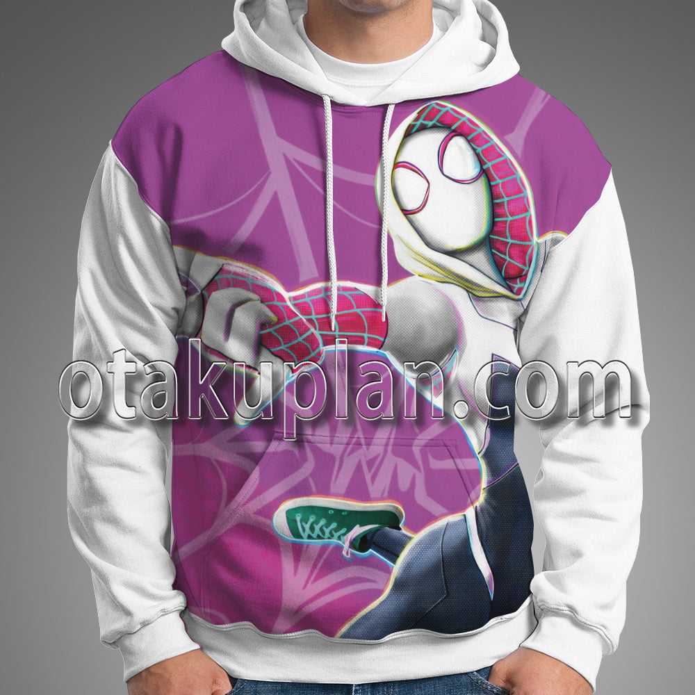 Spider Hero Across The Spider Verse Gwen Stacy Solo Cosplay Hoodie