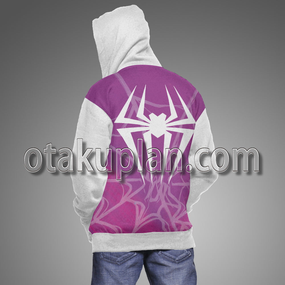 Spider Hero Across The Spider Verse Gwen Stacy Solo Cosplay Hoodie